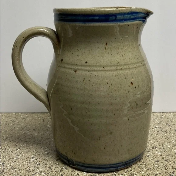 🦋SOLD🦋 ~Vintage Westerwald Pottery Vase “Carmel, IND” Pitcher / Jug - Picture 4 of 14